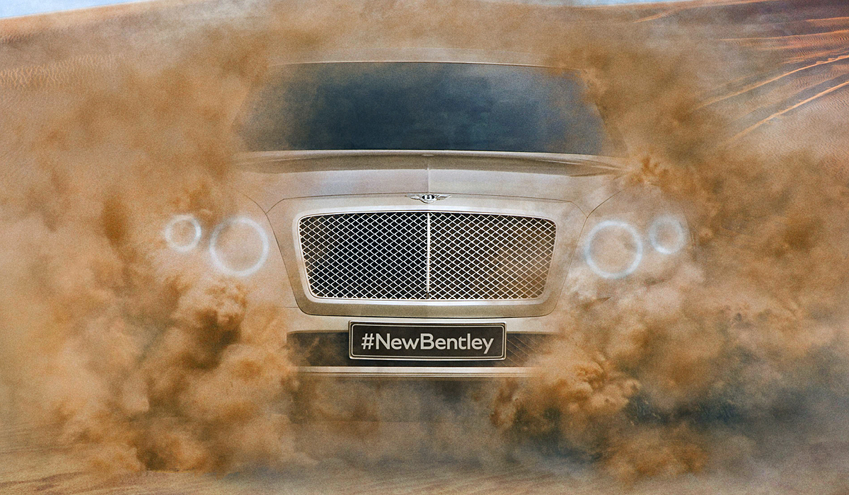 Den endnu navnløse SUV bliver i 2017 første opladningshybrid fra Bentley.