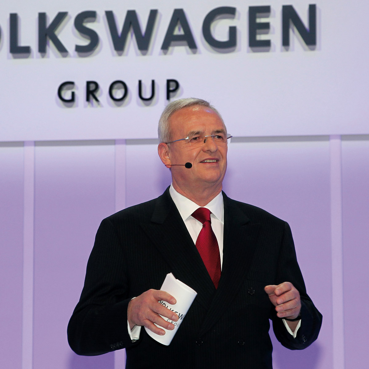 Professor Dr. Martin Winterkorn har arbejdet i Volkswagen-koncernen siden 1993. Senere blev han bl.a. været Audi-chef og siden 2007 koncernchef. Foto: VW