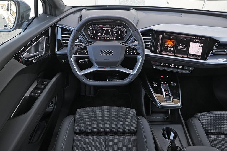 Kabinen i en Audi Q4 e-tron