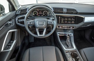 Kabinen er lækker i Audi Q3