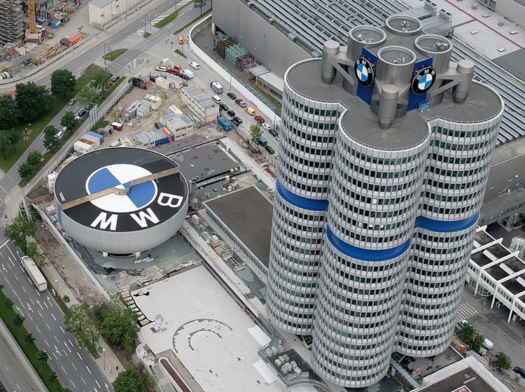 BMWs hovedkvarter i München.