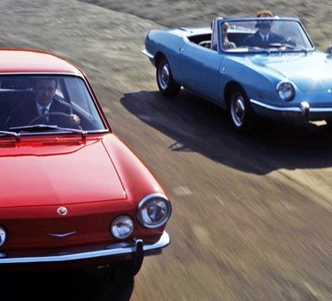 Arkivbillede af klassiske, italienske sportsvogne