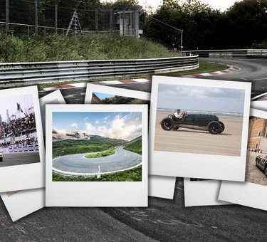 Billede fra sving på Nürnburgring i Tysklans