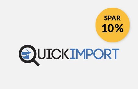10% rabat hos QuickImport